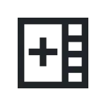 Table Add Column Left SVG Icon